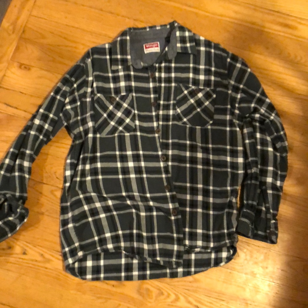 Flannel button down shirt